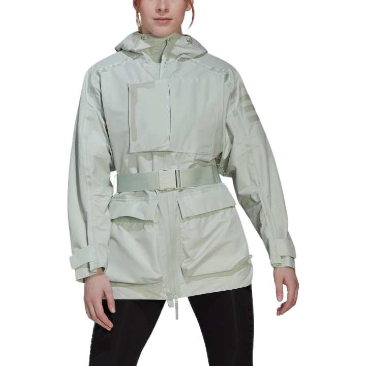 Adidas Adidas Terrex Jackets Women's Cyan Hooded Moderate Workwear