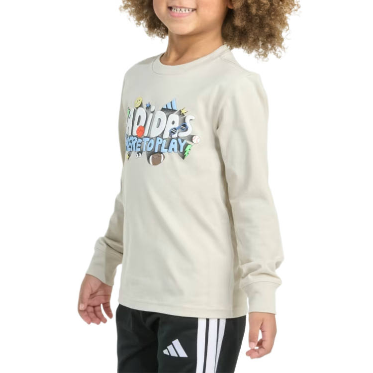 Adidas Adidas Sportswear T Shirt LS ADI EXPRESSION TEE Children Aged 3 7 Years Old