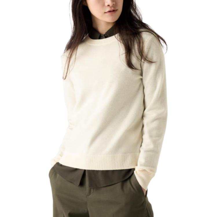 UNIQLO Cashmere Sweater Women's Ecru