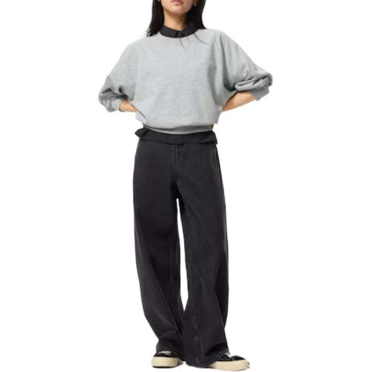 UNIQLO Jeans Women's Dark Gray Moderate Tapered Pants