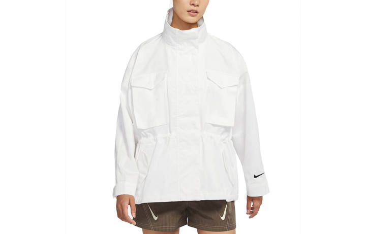Nike Nike Jackets Women's White Stand Collar Moderate Workwear