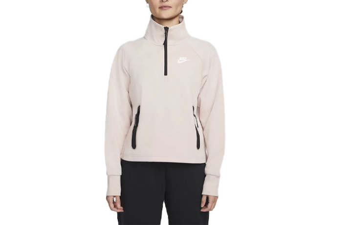 Nike Nike Sweatshirts Women's Pink Stand Collar Moderate Regular