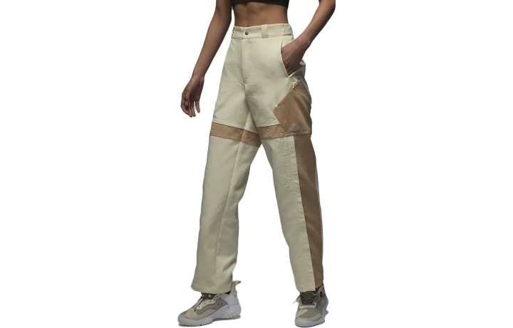 Jordan Jordan Casual Pants Women's Light Khaki Moderate Straight Fit Pants