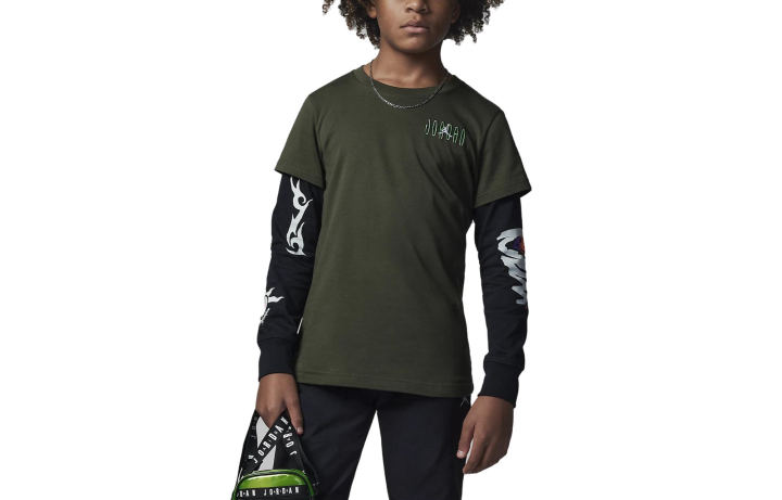 Jordan Jordan Kids T Shirts Crew Neck Moderate