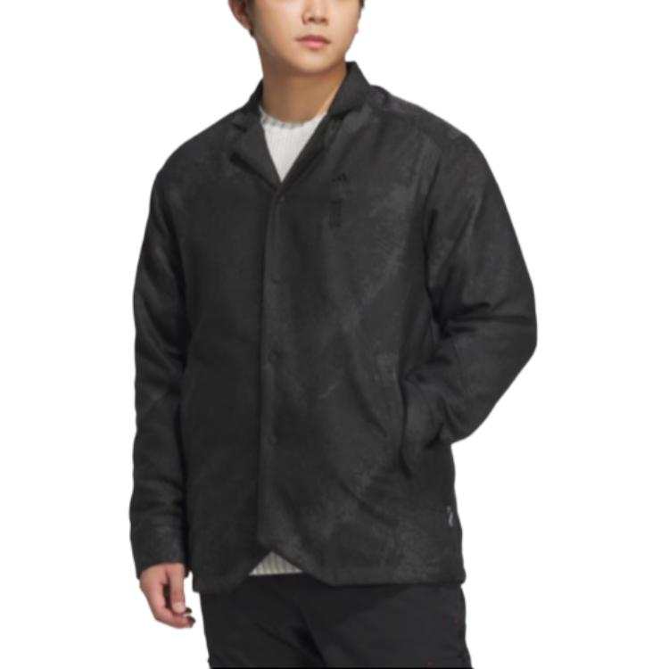 Adidas Adidas Wuji Series Outlets Sports Fleece Lined Casual Suit Collar Jacket Men's