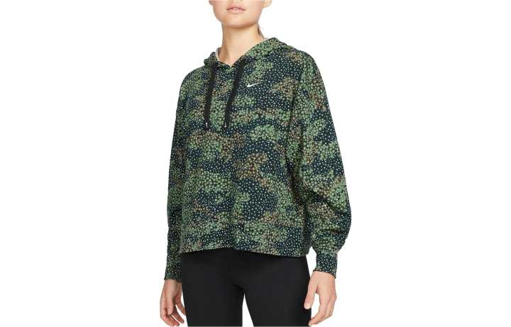 Nike Nike Sweatshirts Women's Green Hooded Moderate Regular