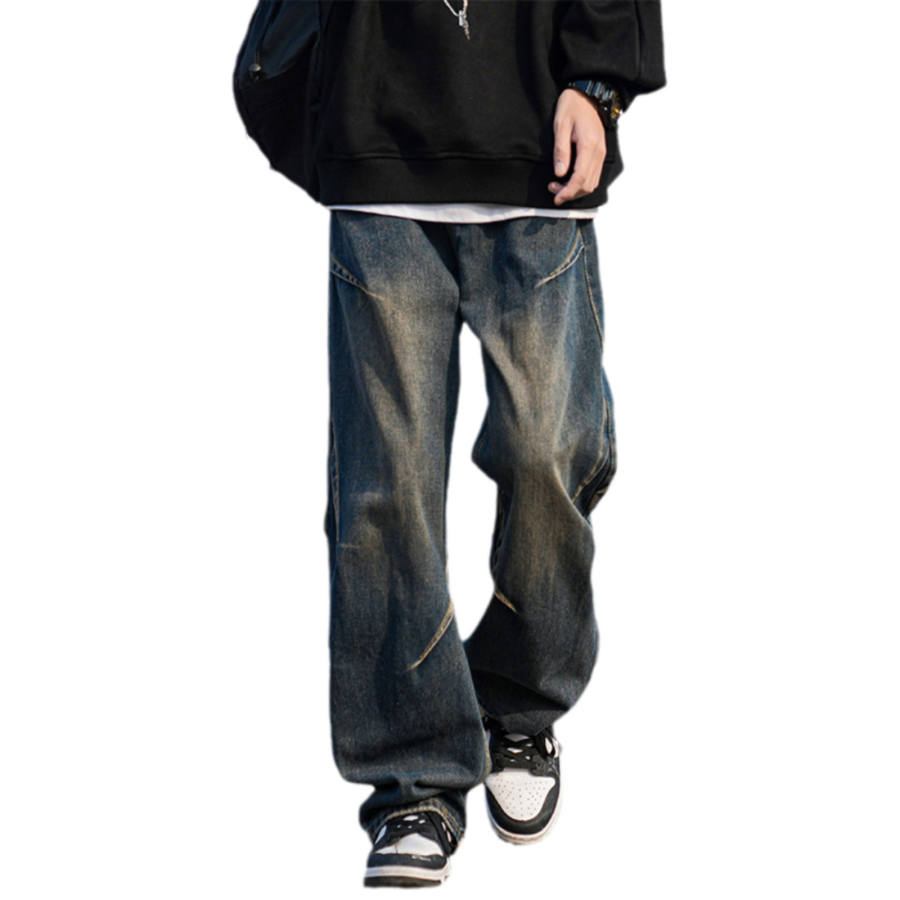 RENBEN Jeans Unisex Moderate Straight Fit Pants