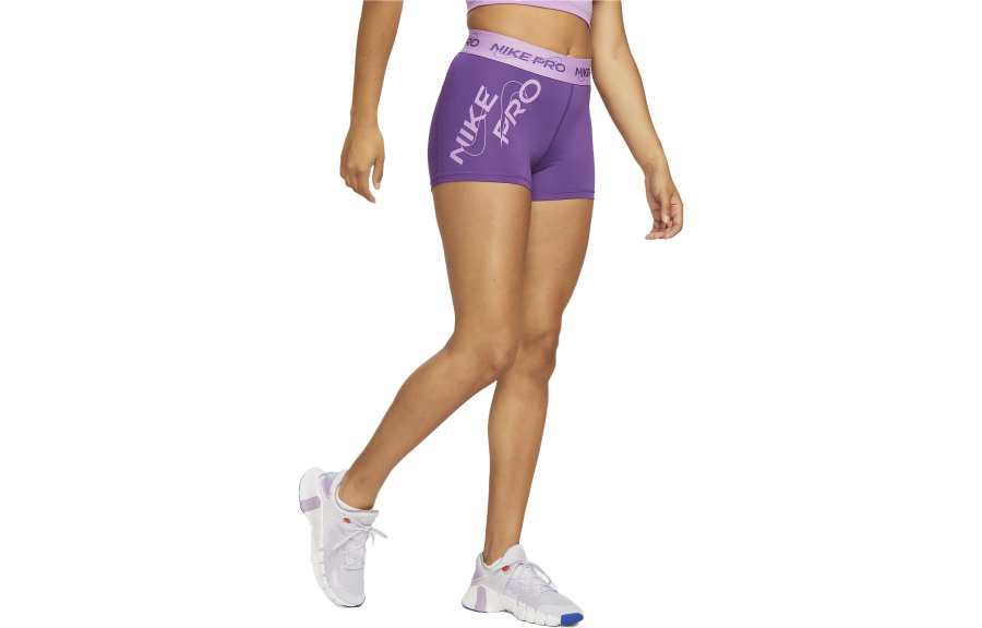 Nike Nike Sports Shorts Women's Purple Moderate Knitted Shorts