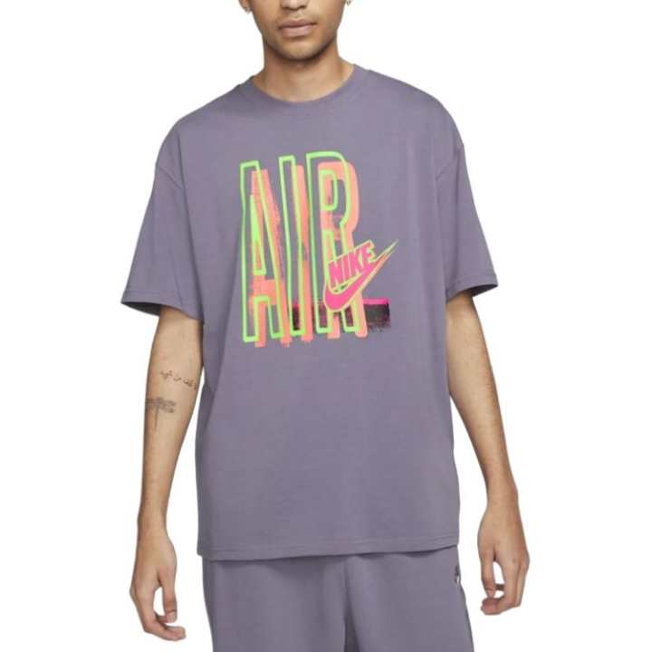 Nike Nike T Shirts Men's Purple Crew Neck
