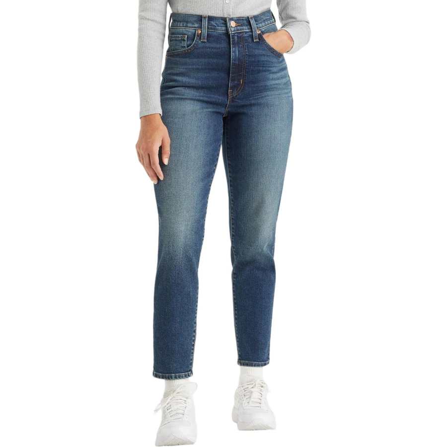 Levis Jeans Women's Blue Moderate Tapered Pants