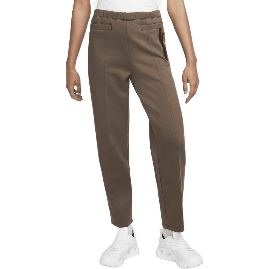 Nike Nike Knitted Sweatpants Women's Coffee Moderate Straight Fit Pants