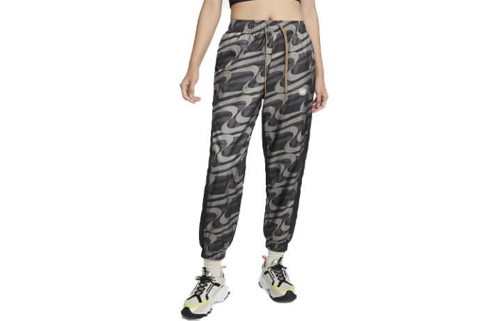 Nike Nike Knitted Sweatpants Women's Black Moderate Cuffed Pants