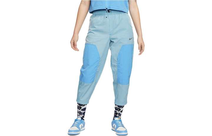 Nike Nike Casual Pants Women's Blue Moderate Straight Fit Pants