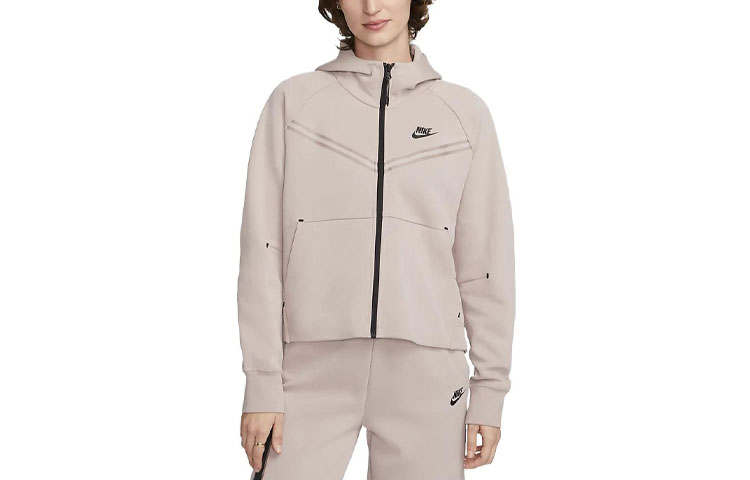 Nike Nike Sportswear Women's Tech Fleece Full Zip Hoodie Diffused Taupe/Black