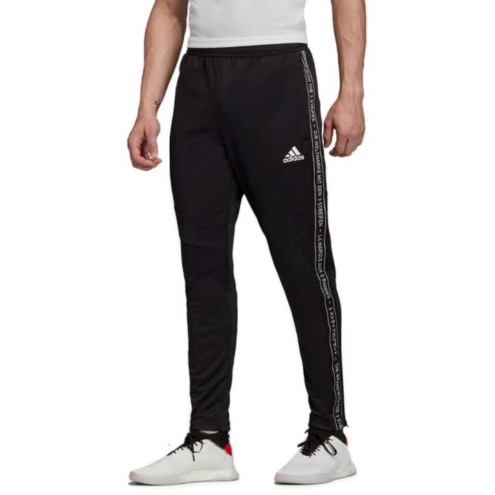 Adidas Adidas Knitted Sweatpants Men's Black Moderate Slim Fit Pants