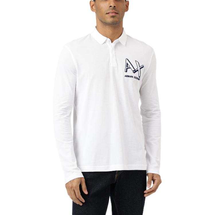 ARMANI EXCHANGE ARMANI EXCHANGEAE Polo Shirt Men's White