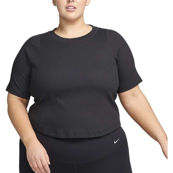 Nike Nike T Shirts Women's Black Crew Neck Moderate