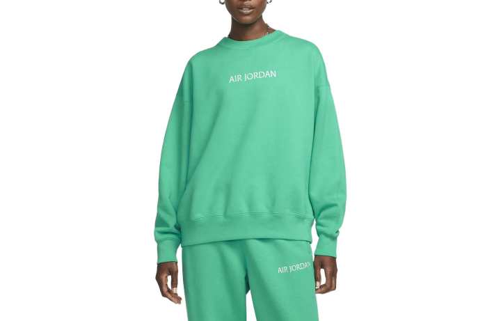 Jordan Jordan Sweatshirts Women's Green Crew Neck Moderate