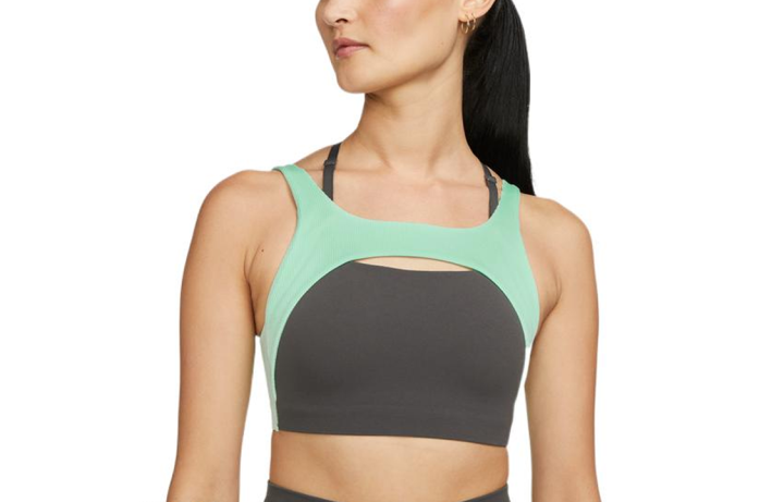 Nike Nike Sports Underwear Women's Gray Green Moderate