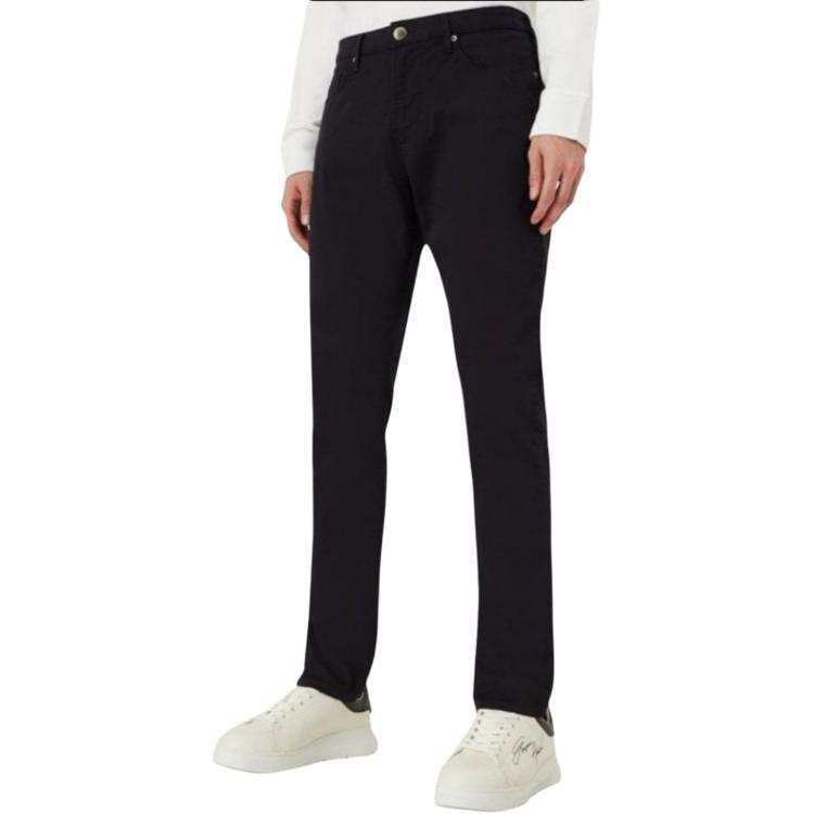 EMPORIO ARMANI Logo Plaque Tapered Jeans
