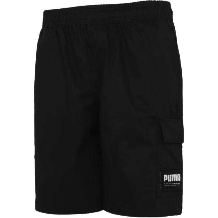 PUMA FFXIV ICON Casual Shorts Men's Black Moderate