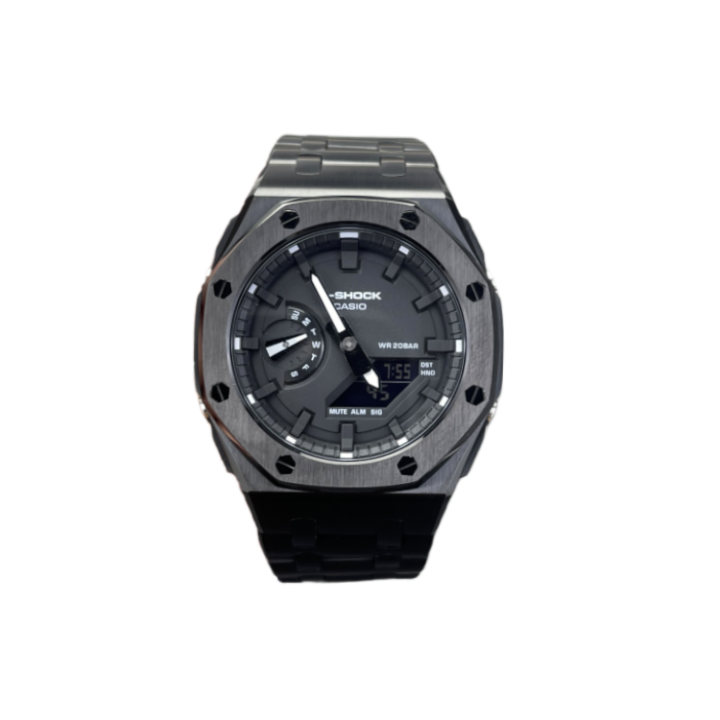 CASIO CASIO Custom Collection GA2100 Collection Quartz Movement Stainless Steel Watchband Watch