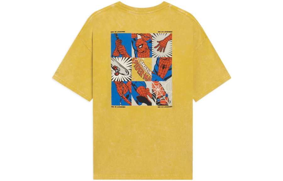 Li-Ning Li Ning Disney T Shirt Unisex Citrus Orange Yellow