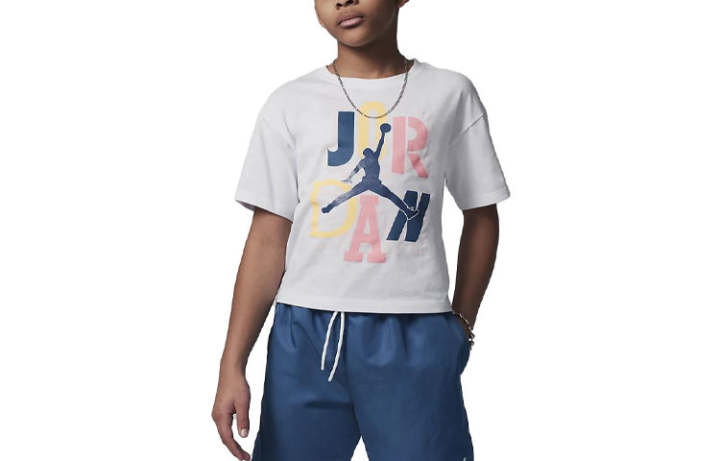 Jordan Jordan Kids T Shirts Crew Neck Moderate