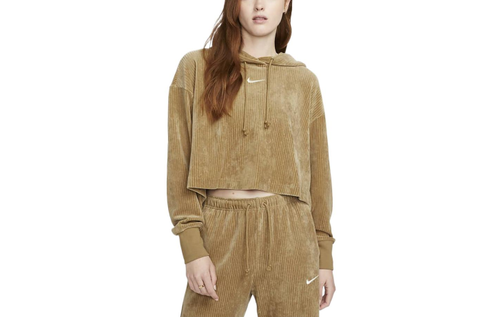 Nike Nike Sweatshirts Women's Brown Hooded Moderate Regular