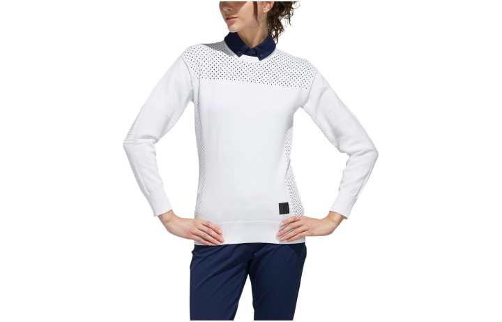 Adidas Adidas Sweatshirts Women's White Crew Neck Moderate Other