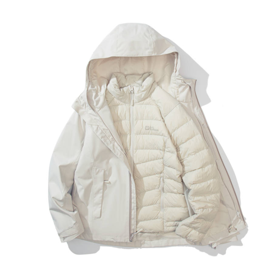 Jack Wolfskin Waterproof And Windproof Windbreaker Jacket Women's