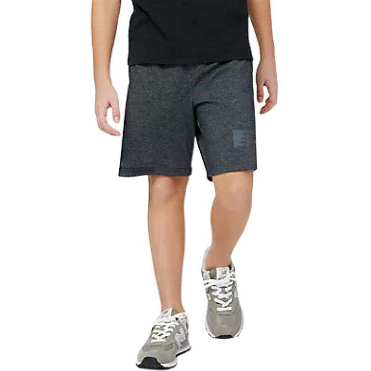 New Balance New Balance Heathertech Knit Short Shorts Teenagers Black