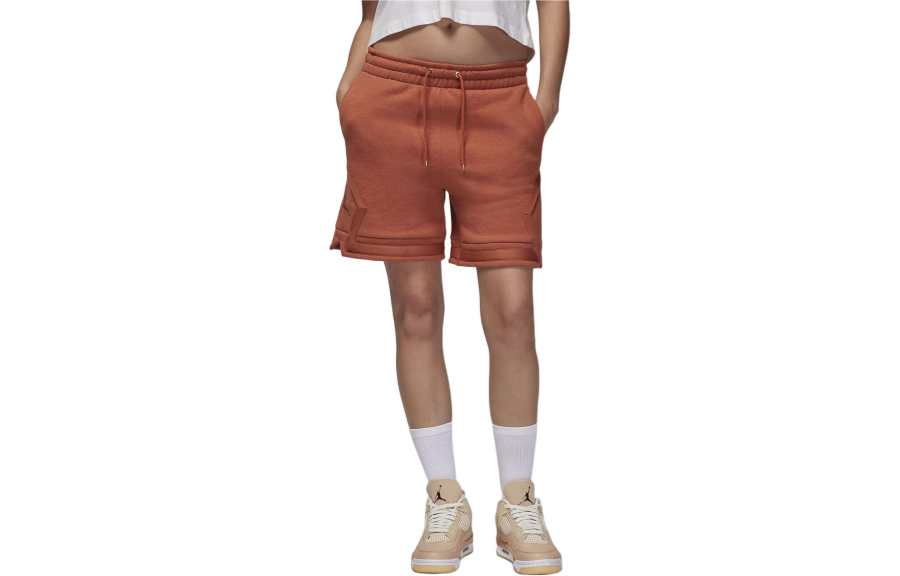 Jordan Jordan Flight Fleece Sports Shorts Women's Gray Peach