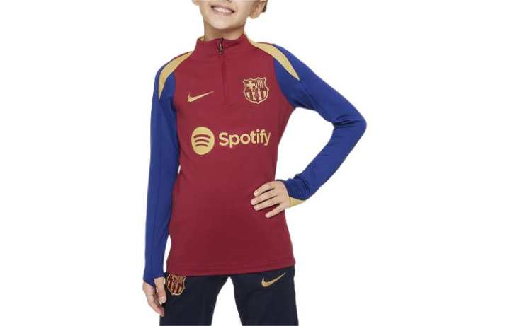 Nike Nike T Shirt F.C. Barcelona Strike Noble Red Kids'