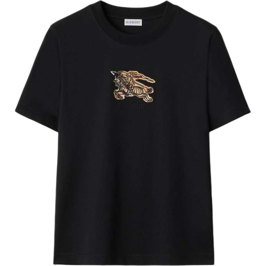 Burberry Ekd Check cotton T-shirt