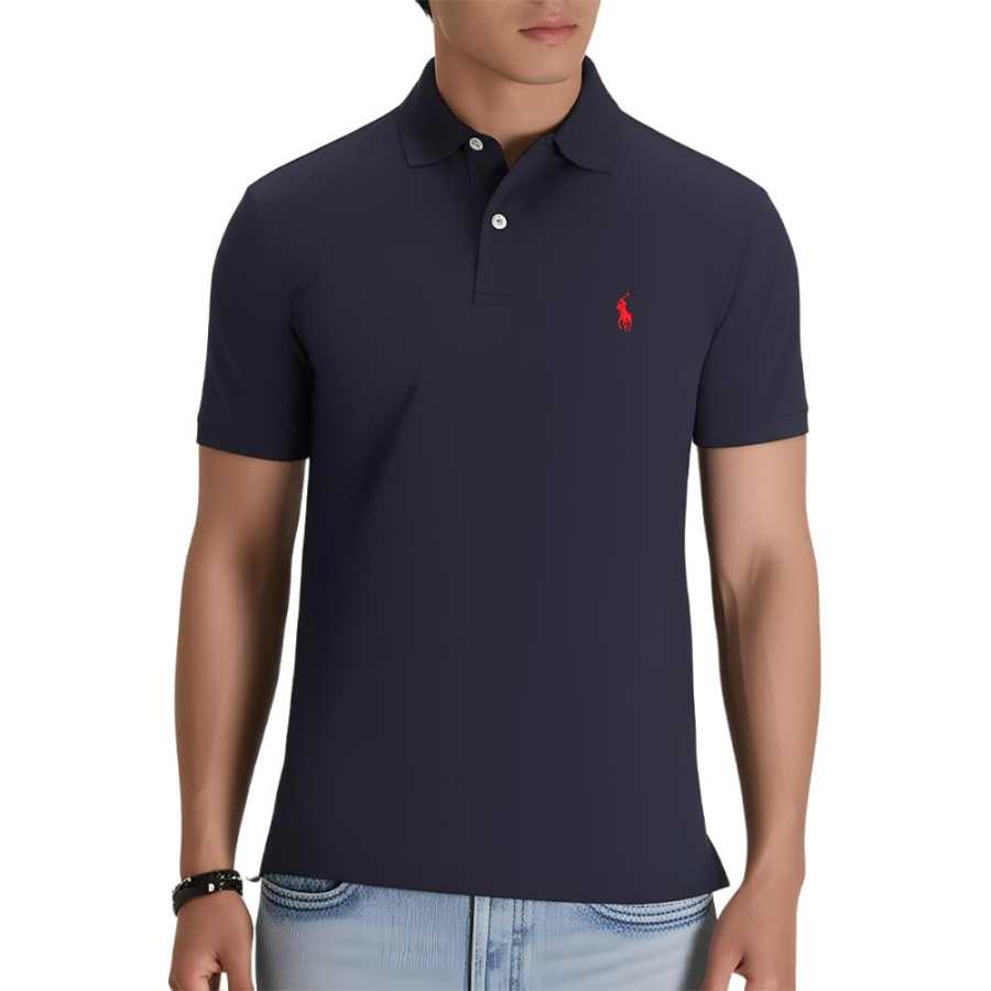 Polo Ralph Lauren T Shirt SS25 Standard Marine Blue Children Aged 3 7 Years Old