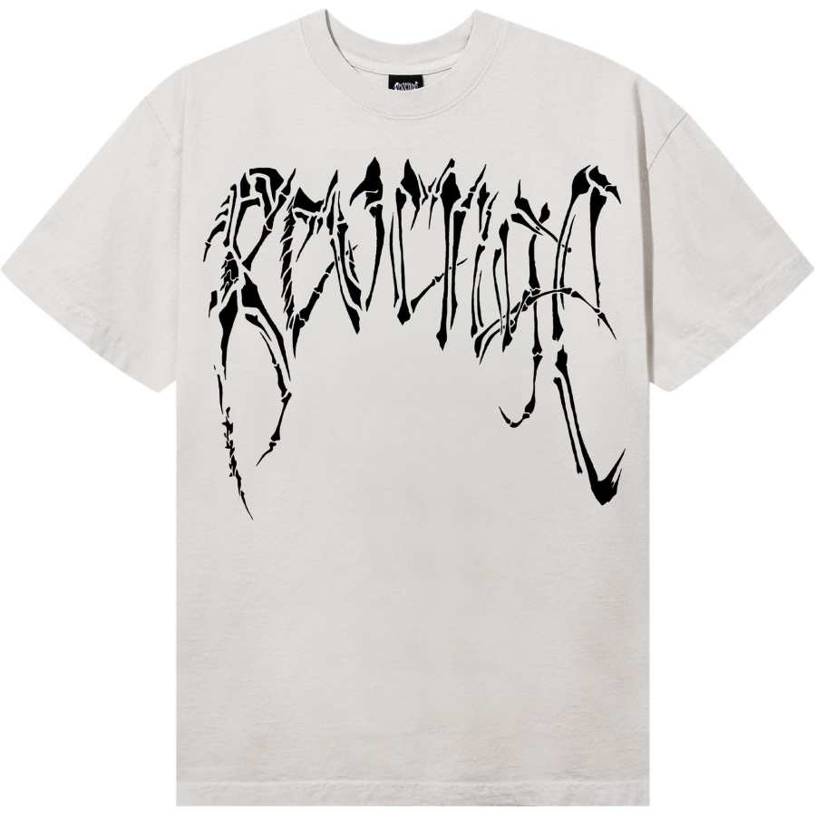 Revenge T Shirts Unisex Ecru Crew Neck Moderate Straight Fit