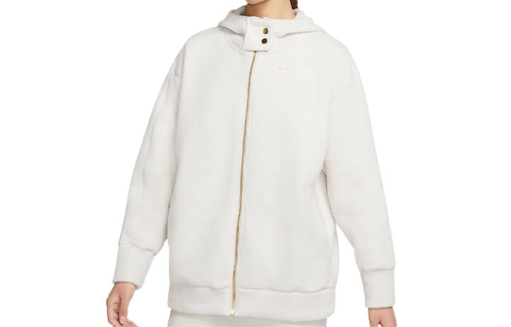 Nike Nike Sweatshirts Women's White Hooded Moderate Regular
