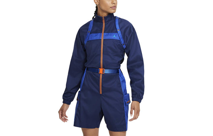 Jordan Jordan Bodysuits Women's Blue Stand Collar
