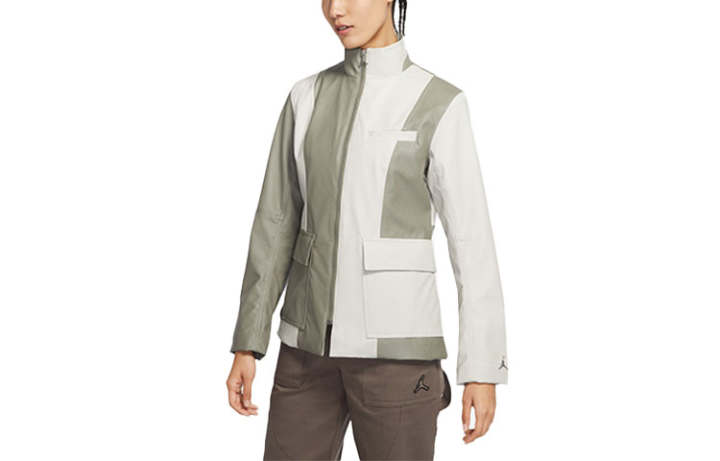 Jordan Jordan Capsule 2.0 Jackets Women's Light Green Gray Stand Collar Moderate Other