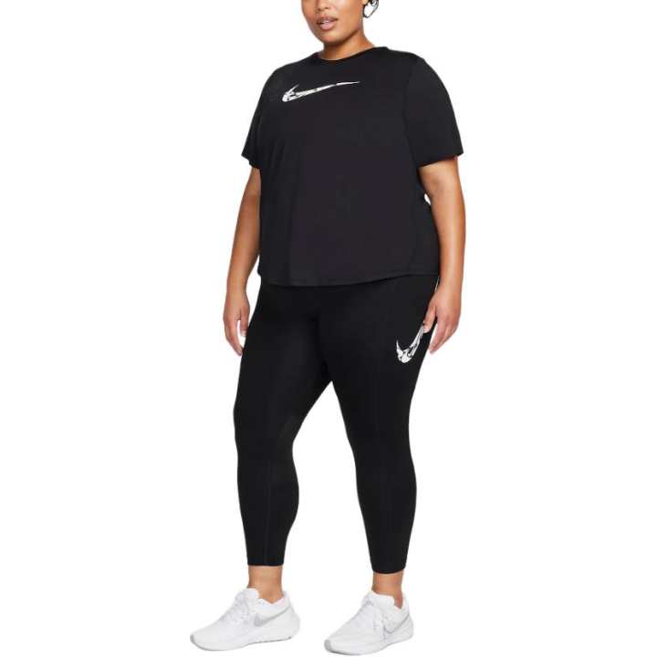 Nike Nike Mid Rise 7/8 Running Leggings With Pockets Casual Pants Women's Black