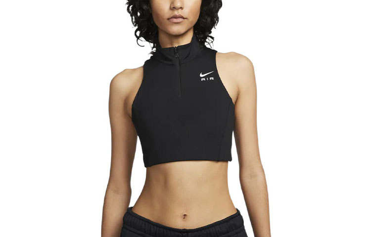 Nike Nike Air Dri FIT Swoosh 'Black/White' Sports Bra