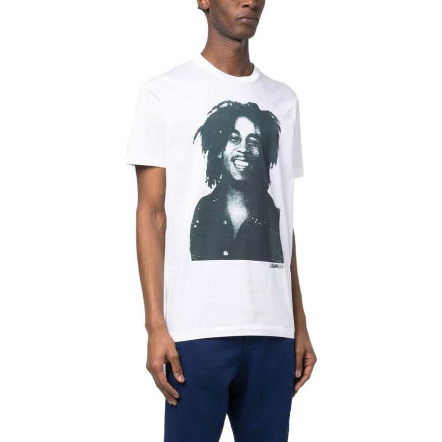 DSQUARED 2 【Previous Season】Bob Marley quote t-shirt