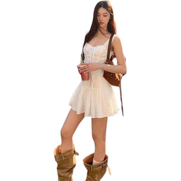 Cosyism Slip Dresses Women's Moderate Short