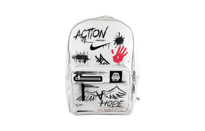 Nike Nike Fabric Backpack Medium Unisex Black White