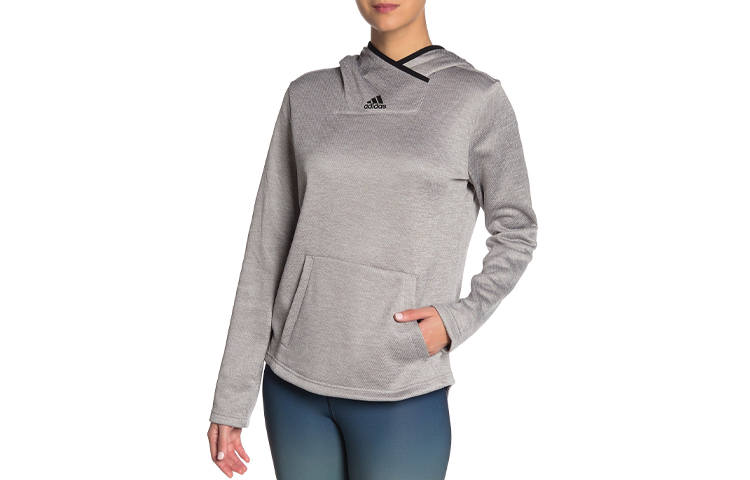 Adidas Adidas Sweatshirts Women's Gray Hooded Moderate Regular
