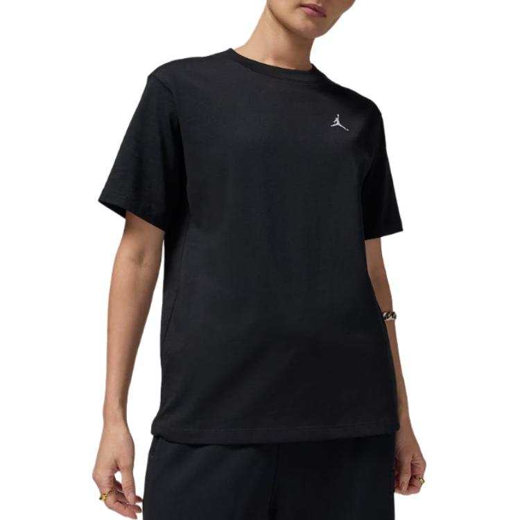 Jordan Jordan Apparel T Shirts Women's Black Crew Neck