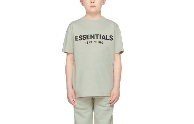 Fear Of God Essentials Kids T Shirts Crew Neck Moderate