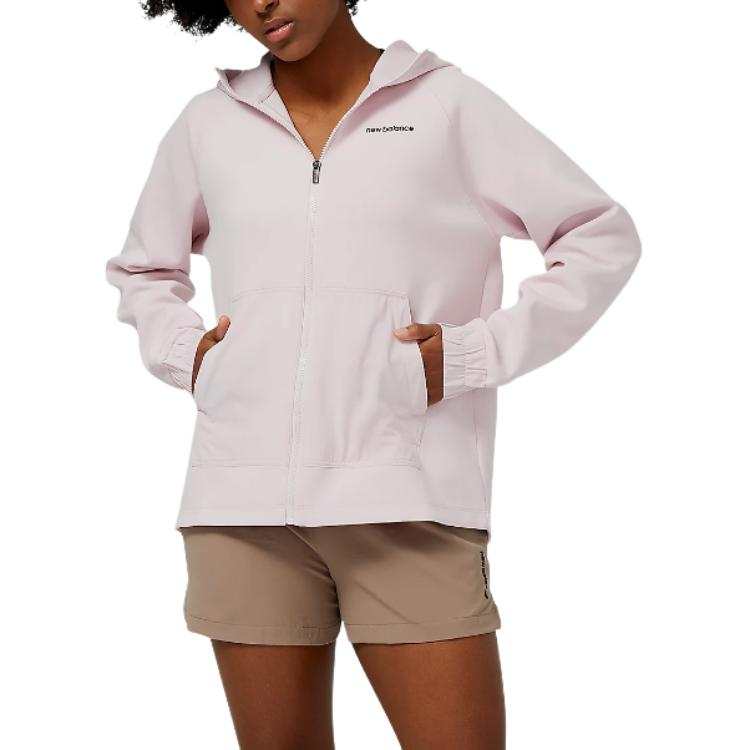 New Balance New Balance Achiever Tech Fleece Jacket Jackets & Coats Women's Stone Powder Color