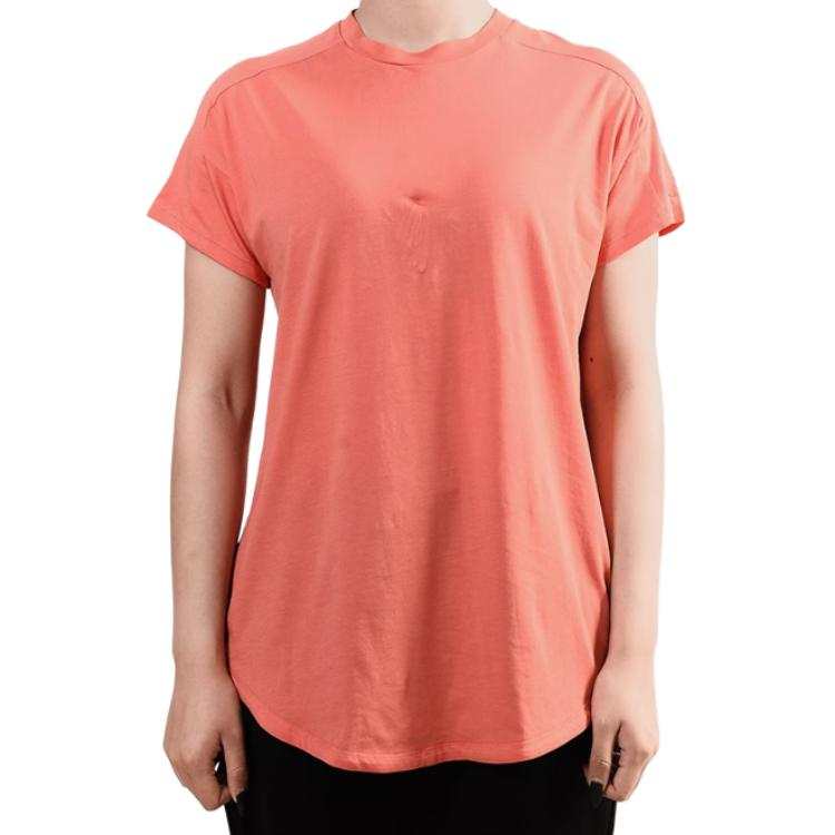 Adidas Adidas T Shirts Women's Orange Crew Neck Moderate